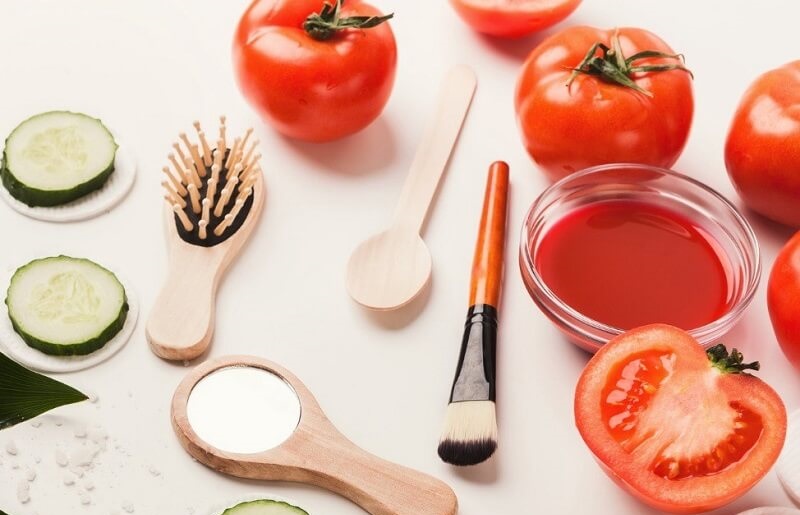 cách triệt lông bằng cà chua